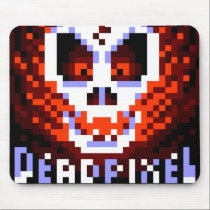 Dead Pixel Designs Skull Logo Mousemat mousepads