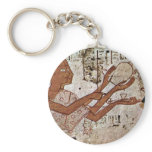 Dead Priests Detail By Maler Der Grabkammer Des Us Key Chain
