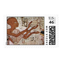 Dead Priests Detail By Maler Der Grabkammer Des Us Stamps