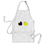 Dead Rubber Duck Mourned by Crying Rubber Duck Apron