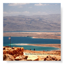 Dead Sea and Jordan from Masada, ... posters