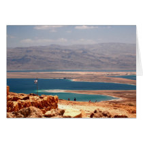 Dead Sea Post Card viewed from Masada by nwillens Dead Sea Post Card viewed from Masada