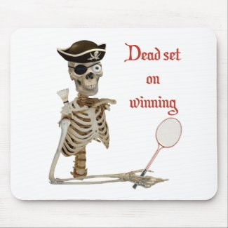 Dead Set on Winning Badminton T-Shirt
