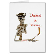 Dead Set Hockey Pirate Card