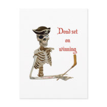Dead Set Hockey Pirate Postcards
