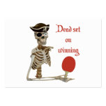 Dead Set Pirate Ping Pong Business Card