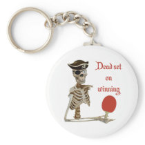 Dead Set Pirate Ping Pong Key Chains