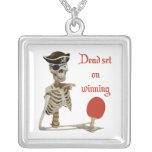 Dead Set Pirate Ping Pong Personalized Necklace