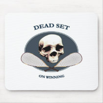 Dead Set Pirate Racquetball Mouse Pad
