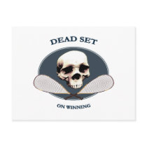 Dead Set Pirate Racquetball Post Card