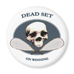 Dead Set Pirate Racquetball Refrigerator Magnet