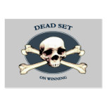 Dead Set Pirate Skull Business Card Template