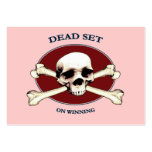 Dead Set Pirate Skull Business Cards