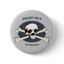 Dead Set Pirate Skull Pin