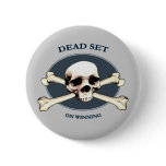Dead Set Pirate Skull Pin