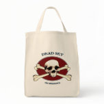 Dead Set Pirate Skull Canvas Bag