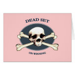 Dead Set Pirate Skull Card