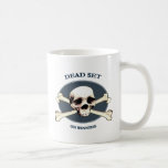 Dead Set Pirate Skull Coffee Mugs