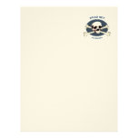 Dead Set Pirate Skull Customized Letterhead