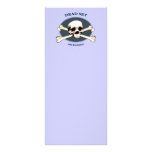 Dead Set Pirate Skull Customized Rack Card