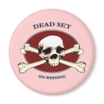 Dead Set Pirate Skull Fridge Magnets