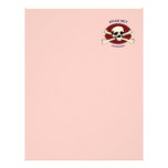 Dead Set Pirate Skull Letterhead Design