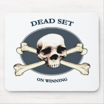 Dead Set Pirate Skull Mousepad