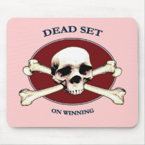 Dead Set Pirate Skull Mousepad
