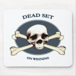Dead Set Pirate Skull Mousepad
