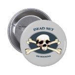 Dead Set Pirate Skull Pin