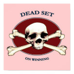 Dead Set Pirate Skull Posters