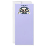 Dead Set Pirate Skull Customized Rack Card