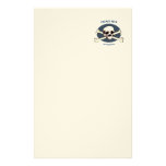 Dead Set Pirate Skull Stationery Paper