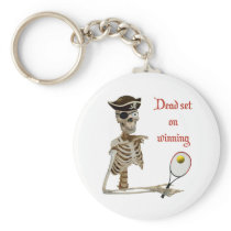 Dead Set Tennis Pirate Key Chains