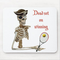 Dead Set Tennis Pirate Mousepad