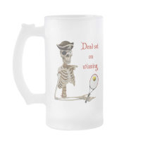 Dead Set Tennis Pirate Coffee Mug
