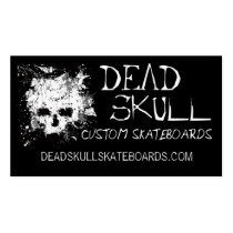 DEAD SKULL SKATEBOARD CO. CARD business cards