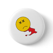 Dead Smiley Face buttons by doonidesigns Dead Smiley Face buttons
