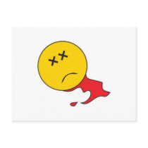 Dead Smiley Face Post Cards