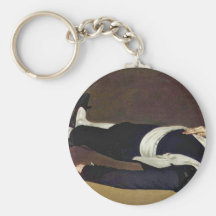 Dead Toreador By Manet Edouard Key Chain