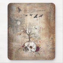 Dead tree dark art mousepad
