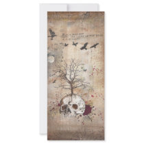 Dead tree dark art customized rack card