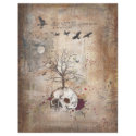 Dead tree on skull dark art Flyer