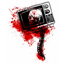 DEAD TV SET t-shirts by nassosvakalis DEAD TV SET t-shirts