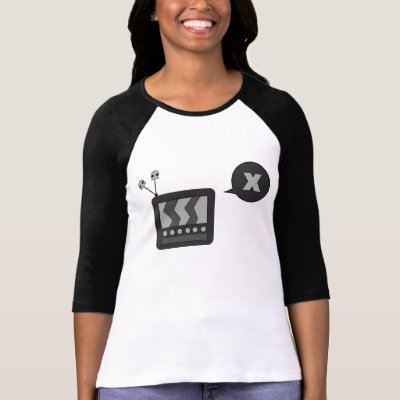 Dead TV Tee T-shirt by pamplemoussedesigns