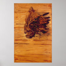 Dead Uhu by Edouard Manet Poster