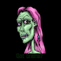 Deadgirl-grn, Got brains? t-shirts
