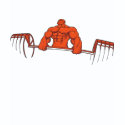 Deadlift - Bodybuilding shirt - Rust shirt