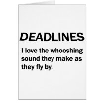 DEADLINES CARDS
