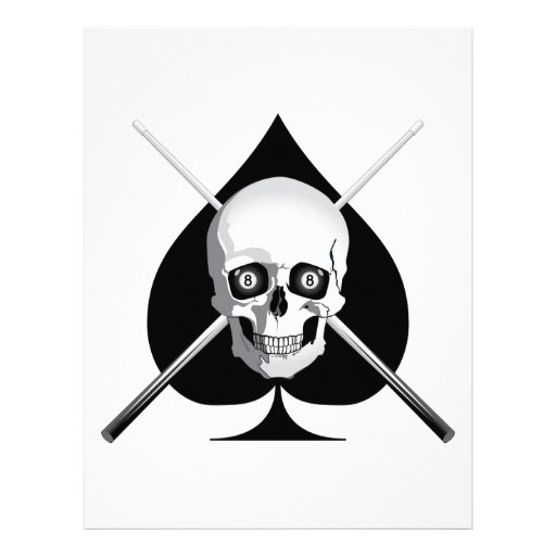 Deadly Billiards Ace Letterhead Template